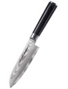 Santoku Samura Damascus series knife, blade 150 mm.