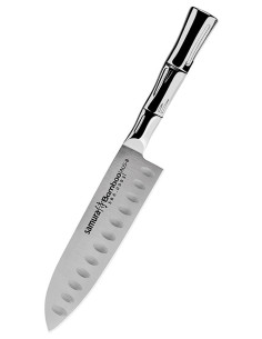 Samura Shadow knife, Small Santoku model, blade 137 mm.