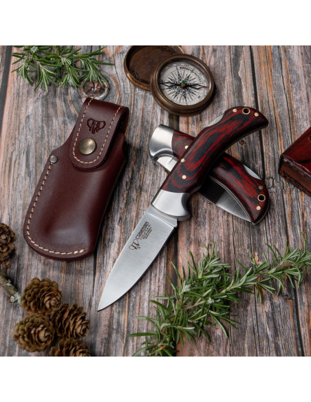 Galatea II hunting knife, red stamina...