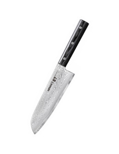 Santoku Samura knife series Damascus 67, blade 175 mm.