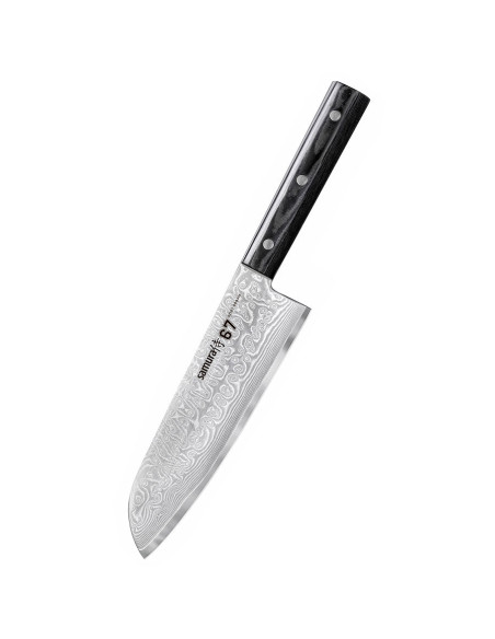 Santoku Samura knife series Damascus...