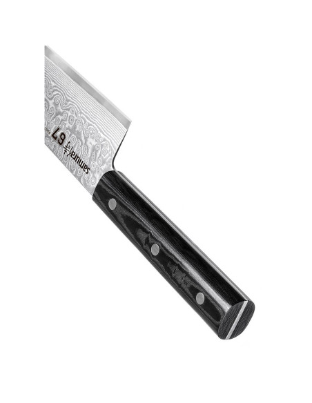 Santoku Samura knife series Damascus...