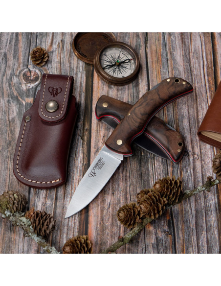 Galatea hunting knife, satin walnut...