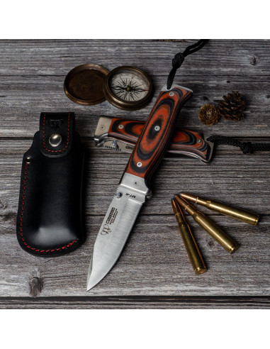 Hunting knife MT-6, bicolor micarta handle