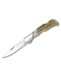 Hunting Knife with Deer Antler