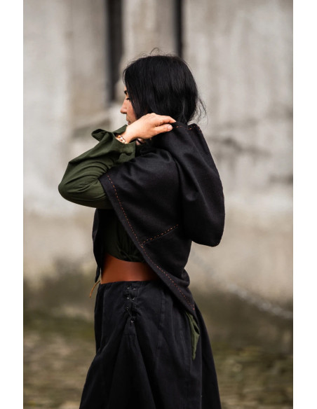 Viking Gugel model Halfdan, black color