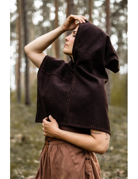 Viking Gugel model Halfdan, brown color