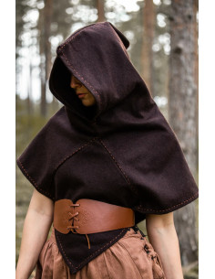Viking Gugel model Halfdan, brown color 2
