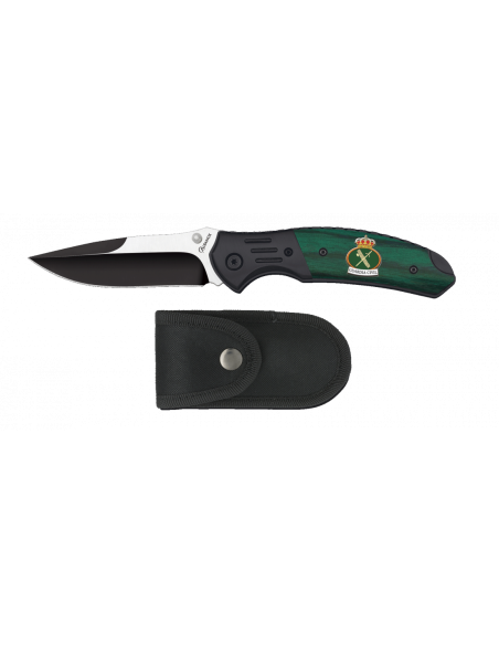 Black/green field knife Civil Guard...