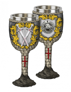 Resin goblet Templar Castle model