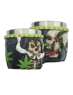 Fantasy shot glass Snake and Skull model