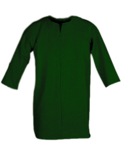 Green medieval tunic for children model Niko