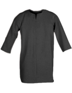 Black medieval tunic for children Niko model