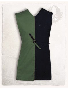 Medieval tabard for children, Felix model, black-green