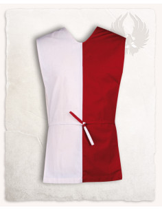 Medieval tabard for children Felix model, red-cream