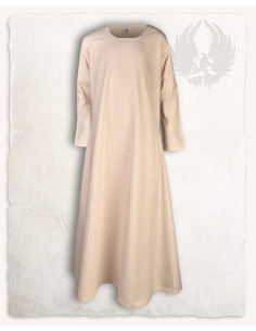 Medieval tunic for girls Lotte model, cream color
