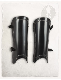 Georg metal medieval greaves model, dark finish 2
