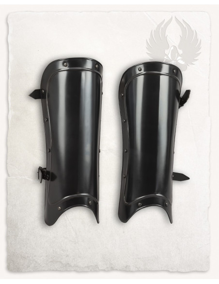 Georg metal medieval greaves model,...