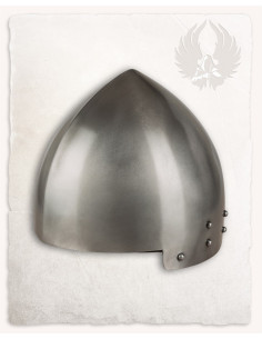 Medieval helmet type Cervelliere S. XIII, polished finish 2