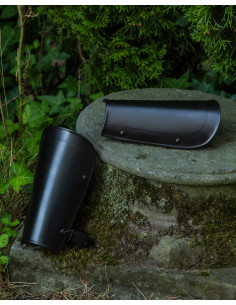 Lucas model metal medieval bracelets, dark finish 2