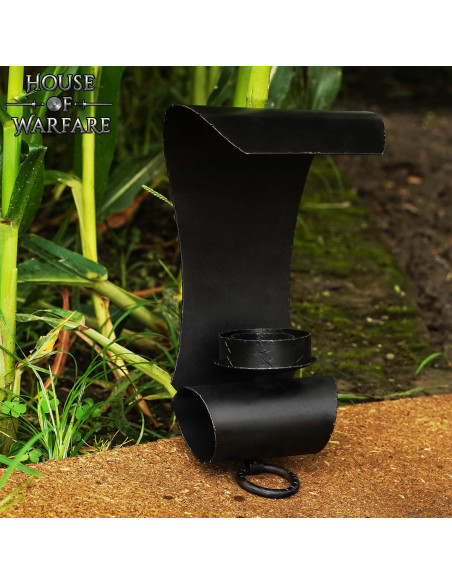 Medieval screwed wall light for 1 candle