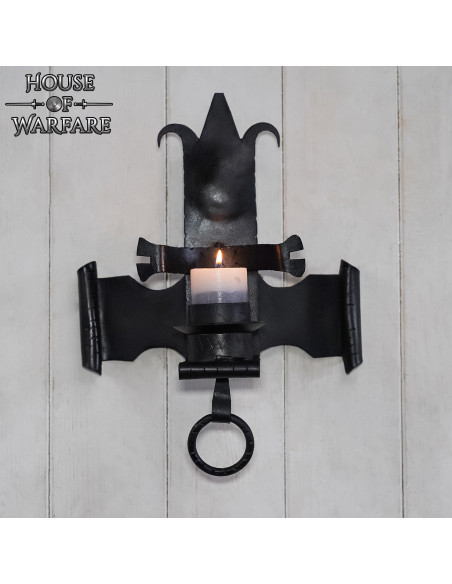 Wall light medieval cross for 1 candle