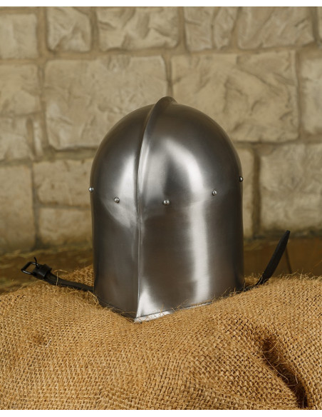 Manolo model metal medieval barbute