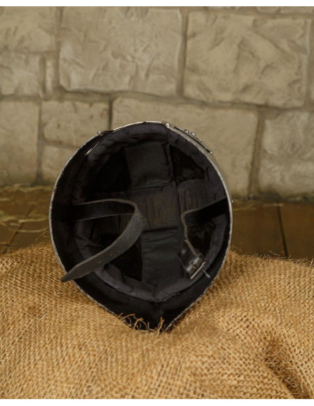 Manolo model metal medieval barbute