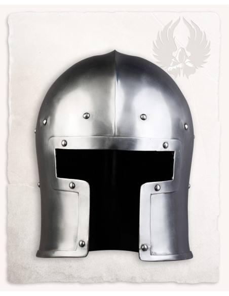 Manolo model metal medieval barbute