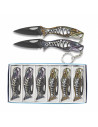 Set of 6 Albainox Fishing keychain knives