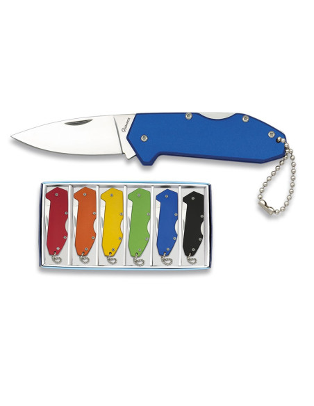 Set of 6 colored aluminum knives
