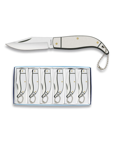 Set of 6 pocket knives, blade 5.5 cms.