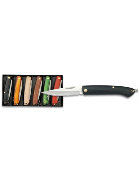 Set of 6 keychain knives