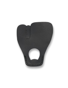 Large double finger tab for bow