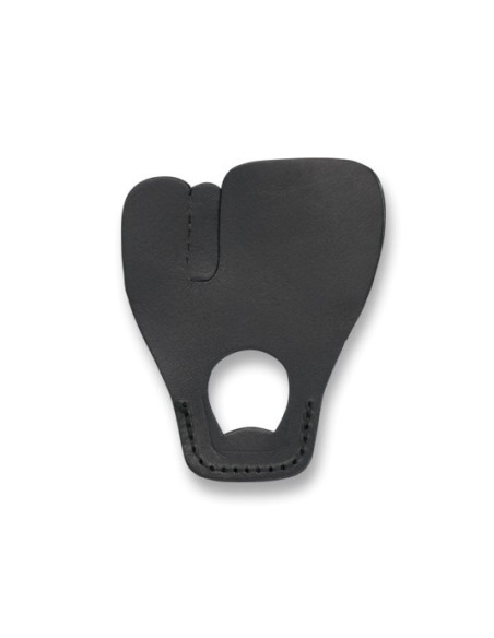 Large double finger tab for bow