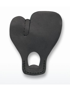 Small double finger tab for bow