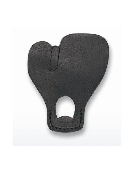 Small double finger tab for bow