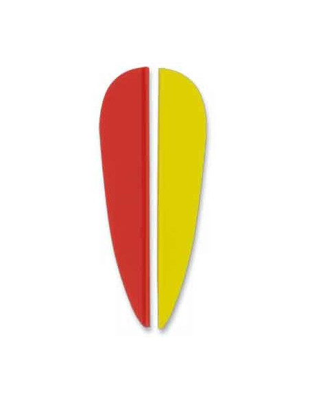 Plastic fletch for arrow 2.5 inches...