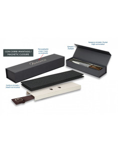 Small magnetic box for knife exhibition