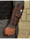 Bracelet with pocket for potion Geralt model, brown right hand