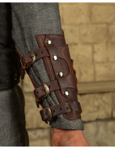 Bracelet with pocket for potion Geralt model, brown right... 2