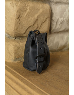 Small bag for coins Belwar model, black color 2