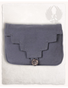Medieval gray cotton belt bag Borchard model