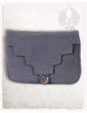 Medieval gray cotton belt bag Borchard model