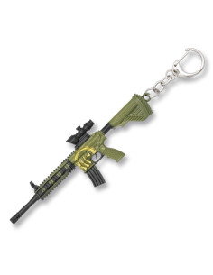 Albainox Weapon Keychain, green color