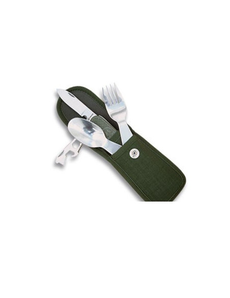Set camping cutlery with 3 pieces
