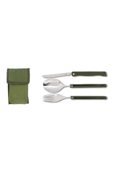 Camping cutlery set with 3 pieces in...