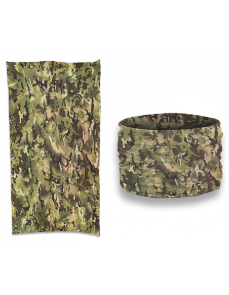 Barbaric military neck gaiter, camo...