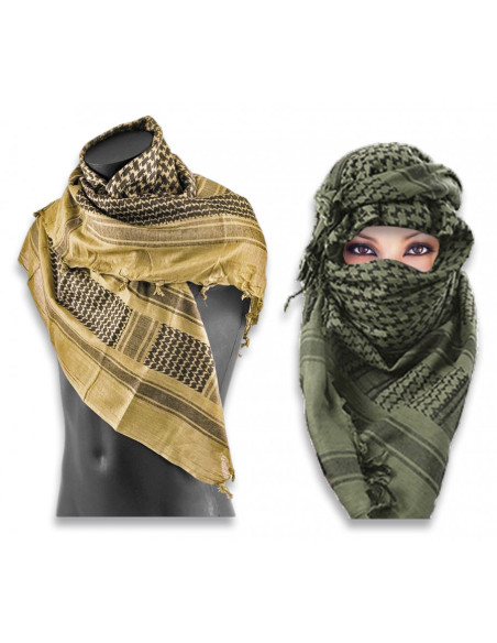 Palestinian Shemagh Scarf, arid color