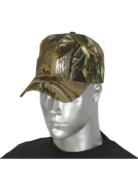 Barbaric brown camouflage visor cap